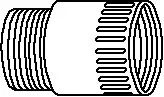 2-1/2" - PVC Schedule 80 SXM Male Adapter