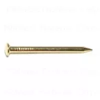 2 Inch Brass Plated Bendless Nails For Picture Hanging - Durable And Reliable