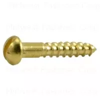 2 X 1/2 Inch Brass Slotted Round Wood Screws - Durable And Versatile Fasteners