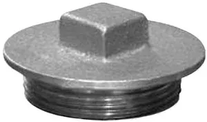 3-1/2" - Brass Cleanout Cover