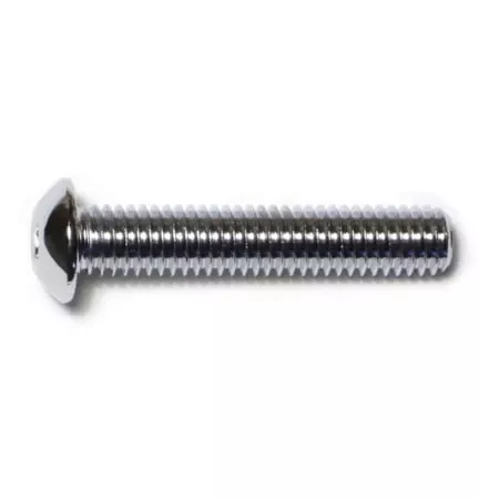 3/8 -16 x 2Chrome Grade 8 Button Head Socket Cap Screws (5 pcs.)