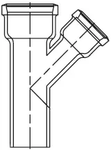 3" x 2" - Cast Iron Service Weight Wye