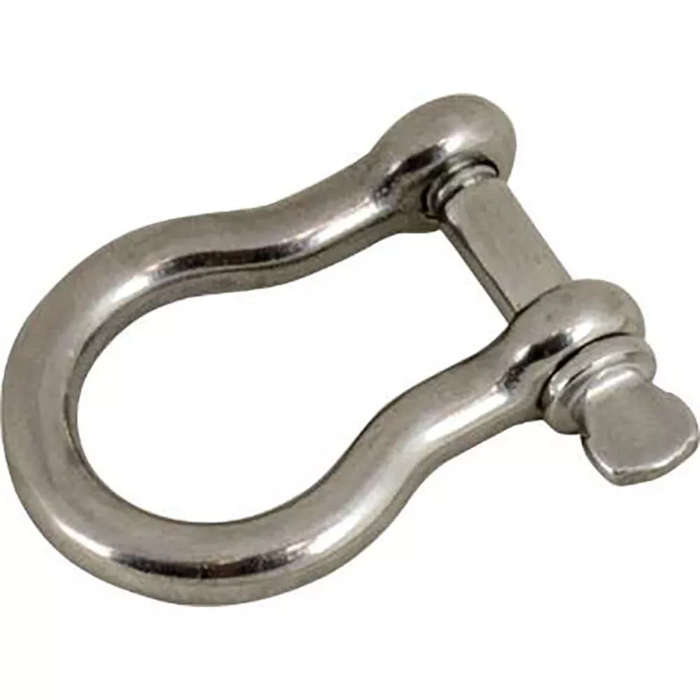316 Cast Stainless Bow Shackle 7/8in 1in