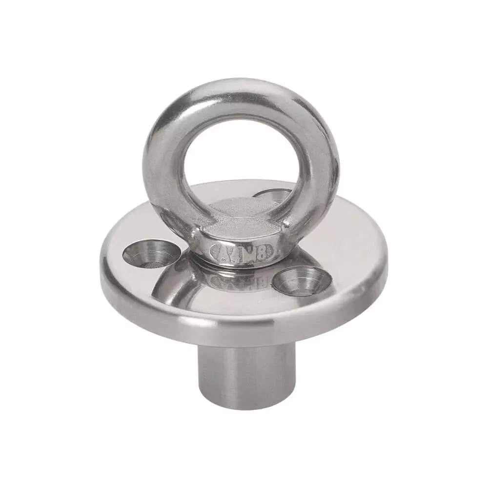 316 Stainless Deck Plate M8 Eye