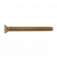 #4-40 x 1-1/4Brass Slotted Flat Head Machine Screws MSFB-141 (24 pcs.)