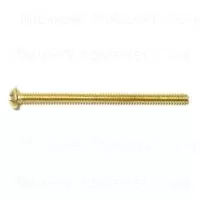 #6-32 x 2Brass Slotted Round Head Machine Screws MSRB-137 (14 pcs.)