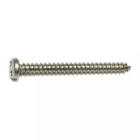 #6 x 1-1/218-8 Stainless Spanner Security Pan Sheet Metal Screws (10 pcs.)