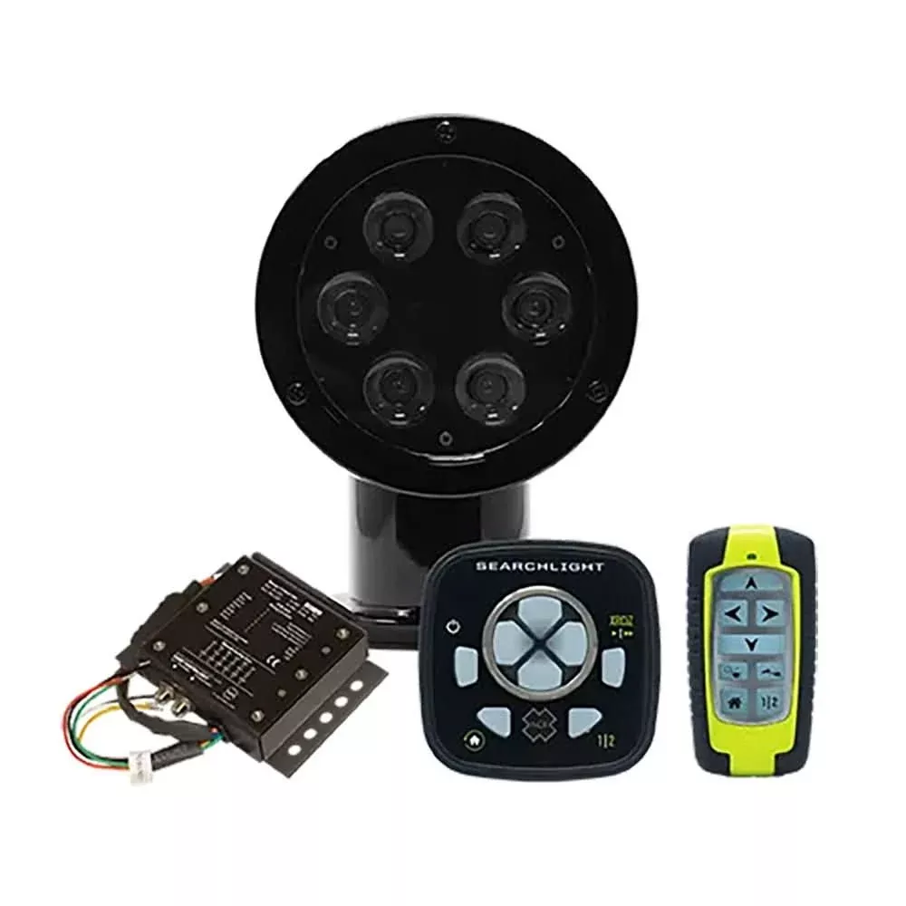 ACR RCL-50 LED Black Marine Searchlight with Remote