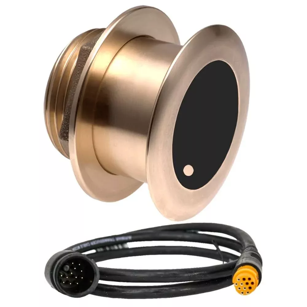 Airmar B175MW Med Ultra Wide 1kW, 20° Chirp Thru-Hull Transducer f/12-