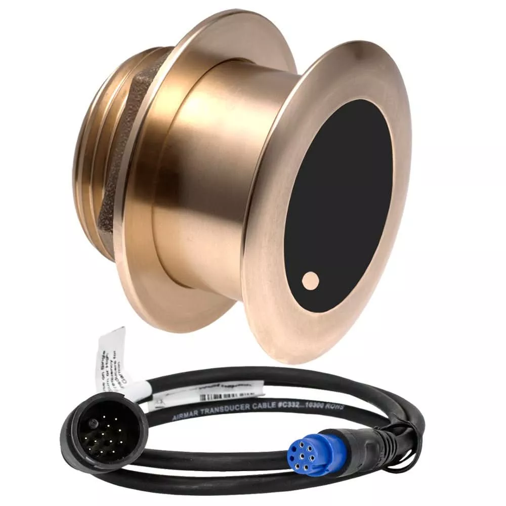 Airmar B175MW Med Ultra Wide 1kW, 20° Chirp Thru-Hull Transducer f/8-P