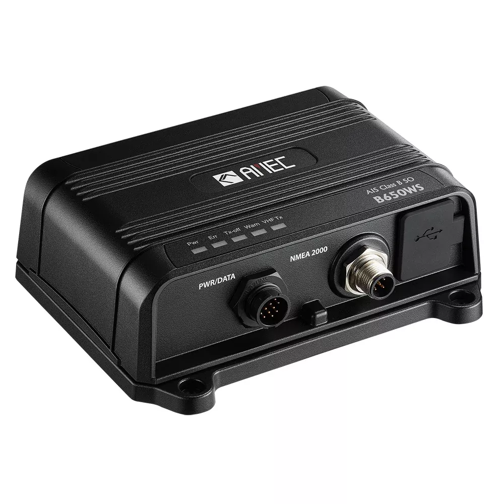 AMEC B650WS Class B AIS Transceiver w/WI-FI VHF Antenna Splitter - 5W-