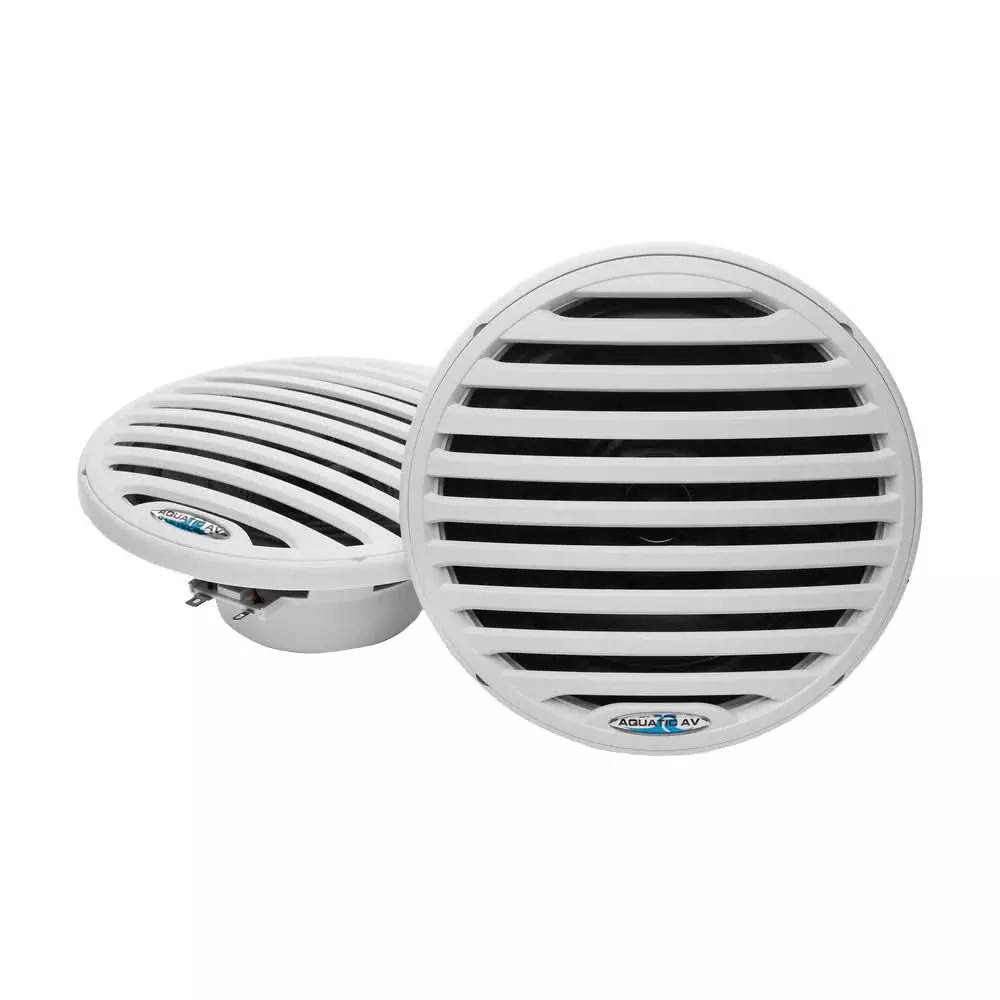 Aquatic AV 6.5-inch Economy Marine Speakers - White Pair - EC121