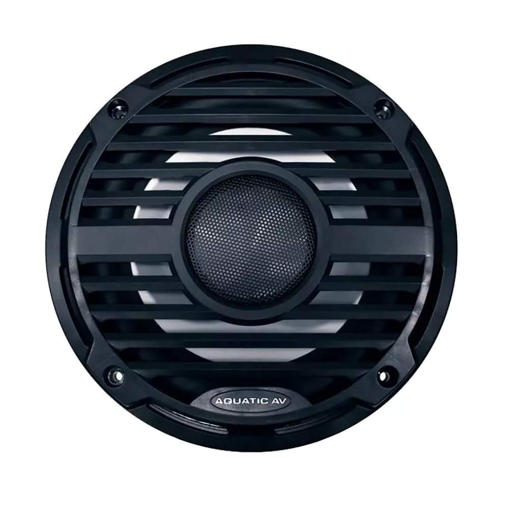 Aquatic AV PRO Classic 10-Inch RGB Marine Subwoofer - Black with 400 W