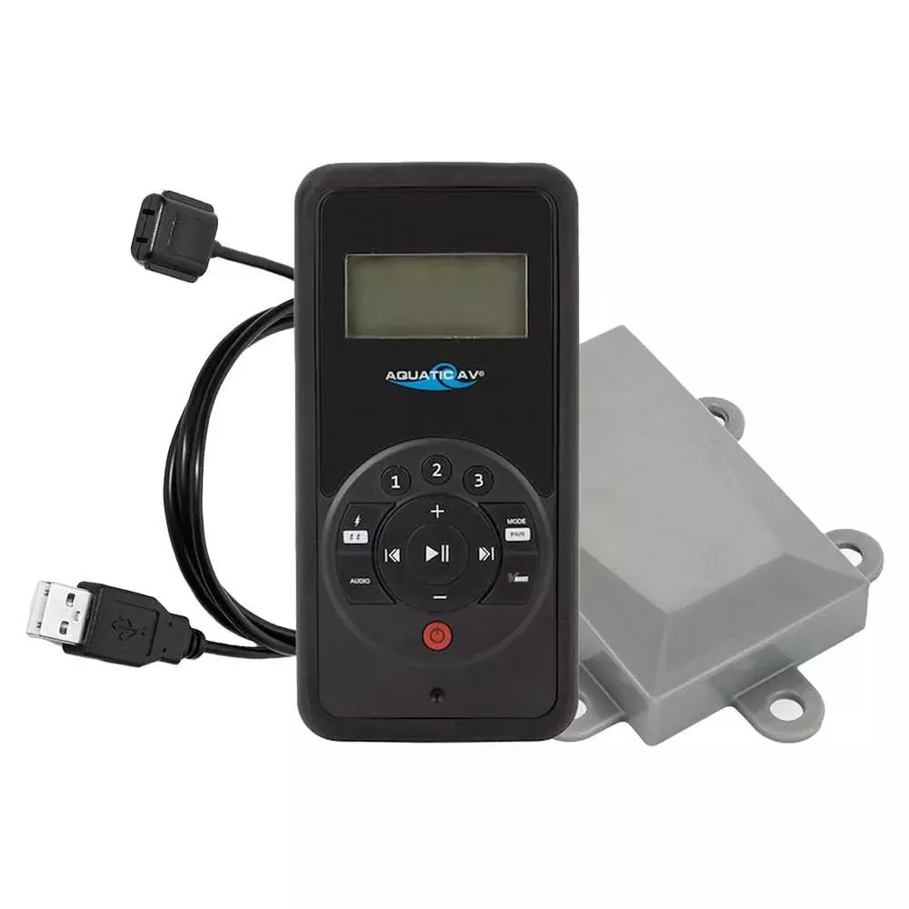 Aquatic AV RF6 Remote Control Kit for Marine and Powersports Audio Sys