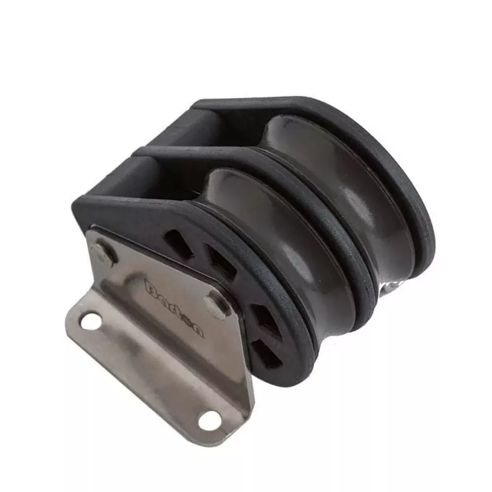 Barton 45mm Double Nylon Block - Lightweight and Corrosion Resistant