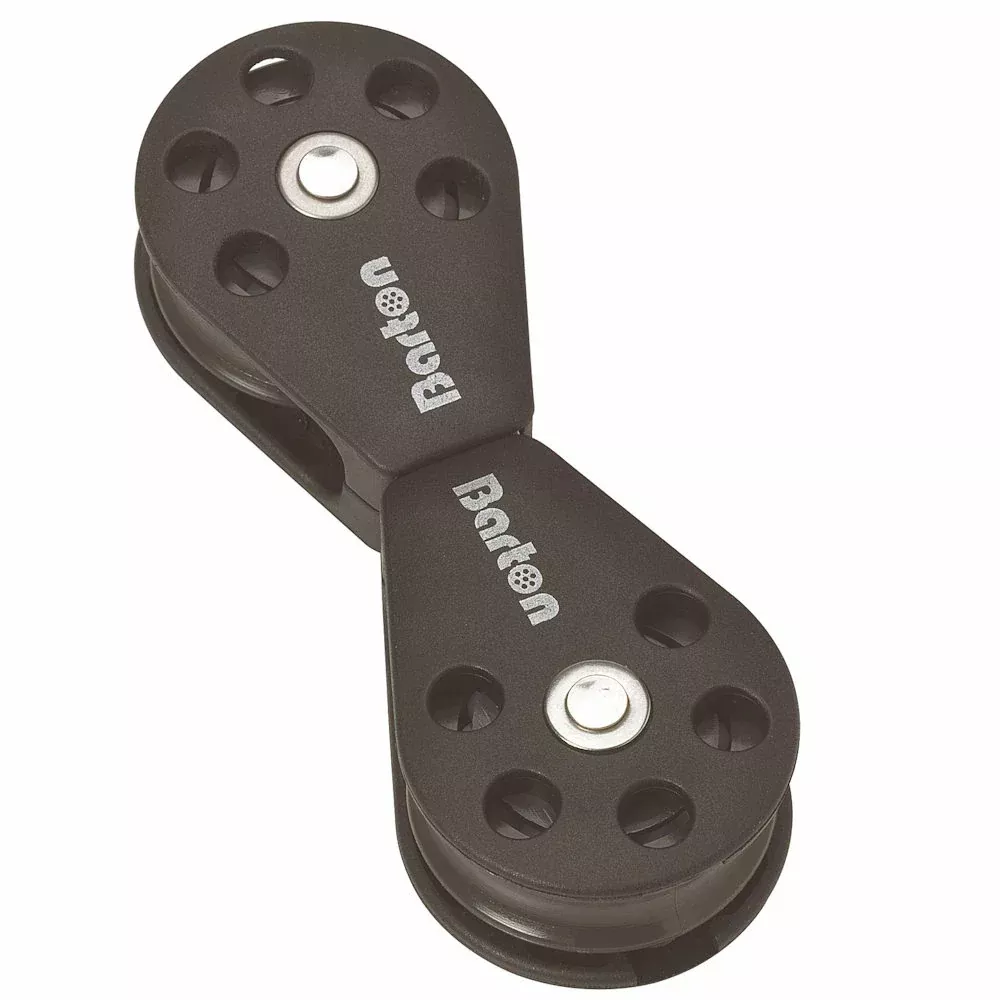 Barton Plain Bearing Pulley Block Back to Back Swivel Block - Size 1,