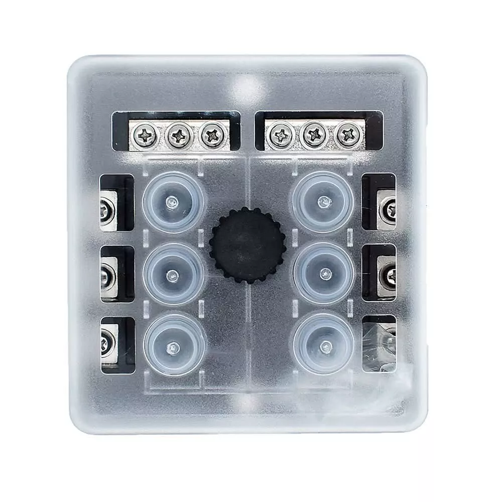Bluewater 6-Position Beaker Block with Cover for Marine and Mobile Sys