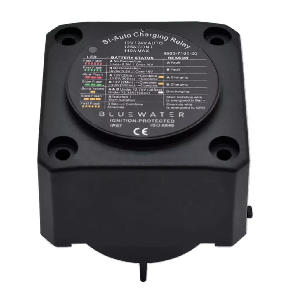 Bluewater Auto Charging Relay 12V, 140 Amp - Battery Management System