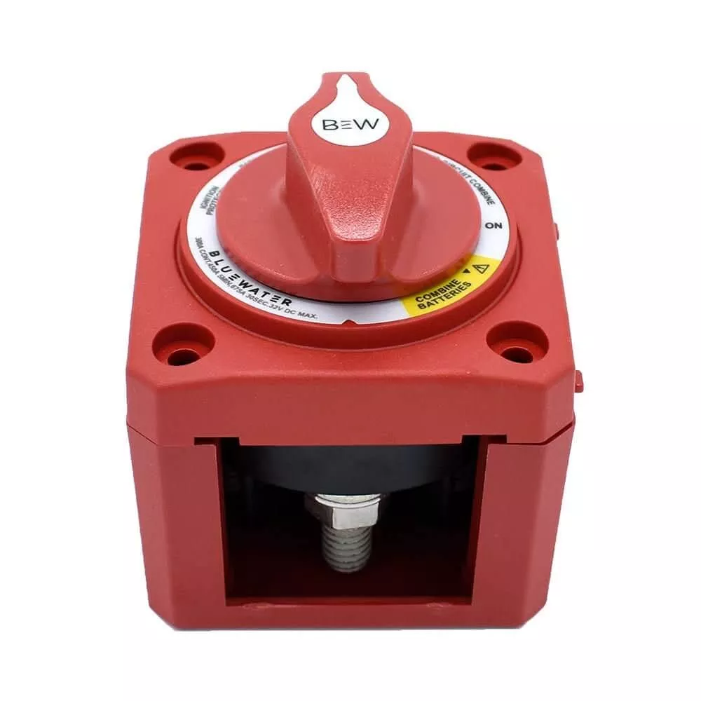 Bluewater Off/On Combine Battery Switch with Emergency Parallel - Surf