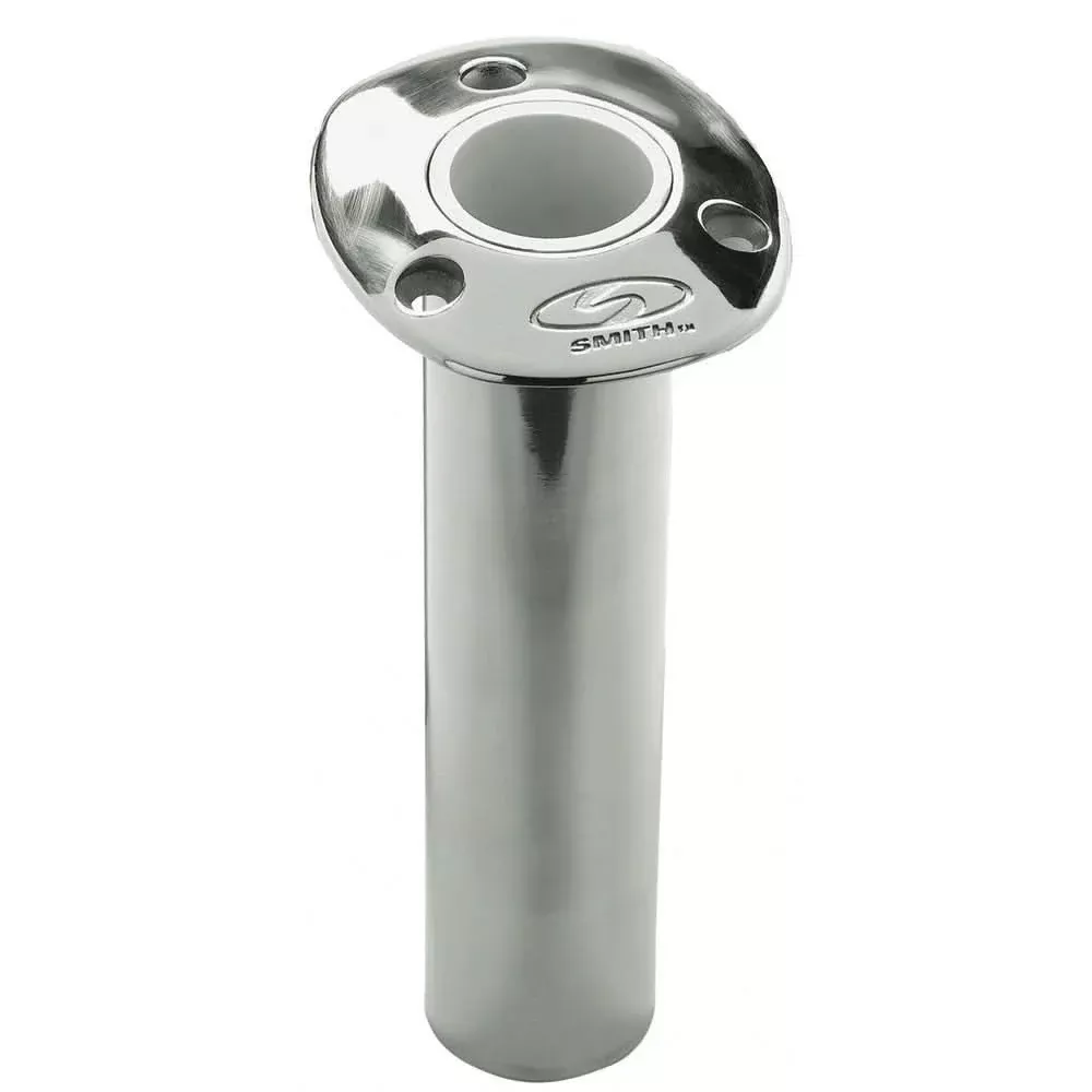 C.E. Smith Flush Mount Rod Holder - 0 Degree & 9" Depth - Stainless St