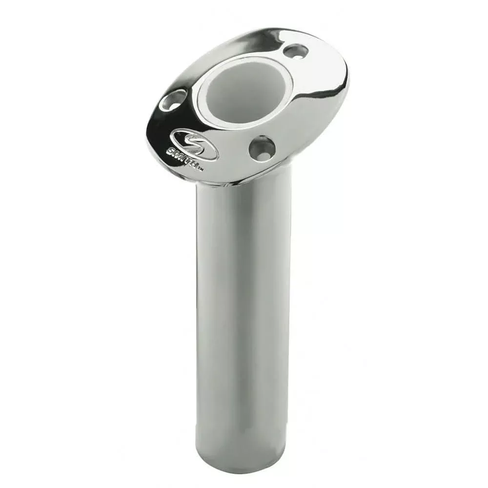 C.E. Smith Flush Mount Rod Holder - 15 Degree & 9" Depth - Stainless S