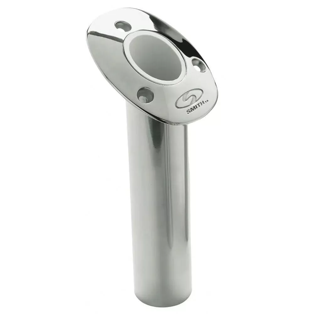 C.E. Smith Flush Mount Rod Holder - 30 Degree & 9" Depth - Stainless S