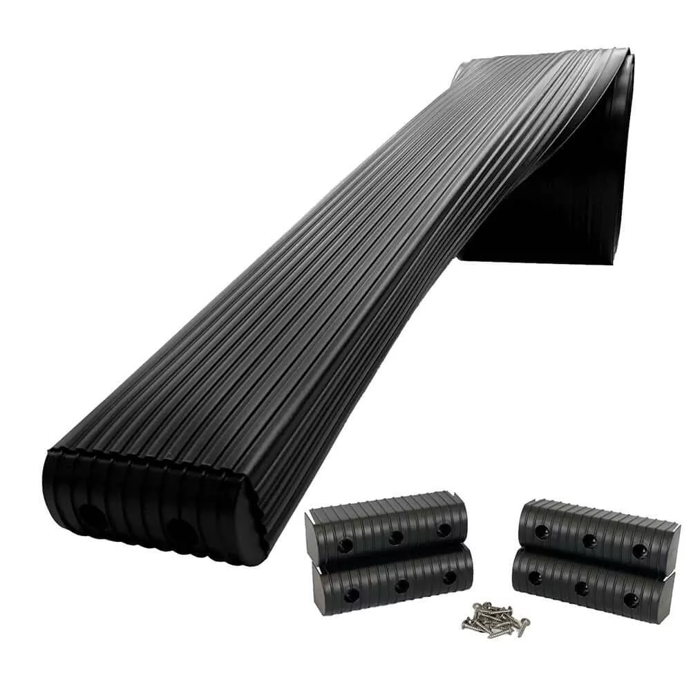 Caliber 23056-BK Black BunkWrap Kit for 2x6 Trailer Bunks - 24ft