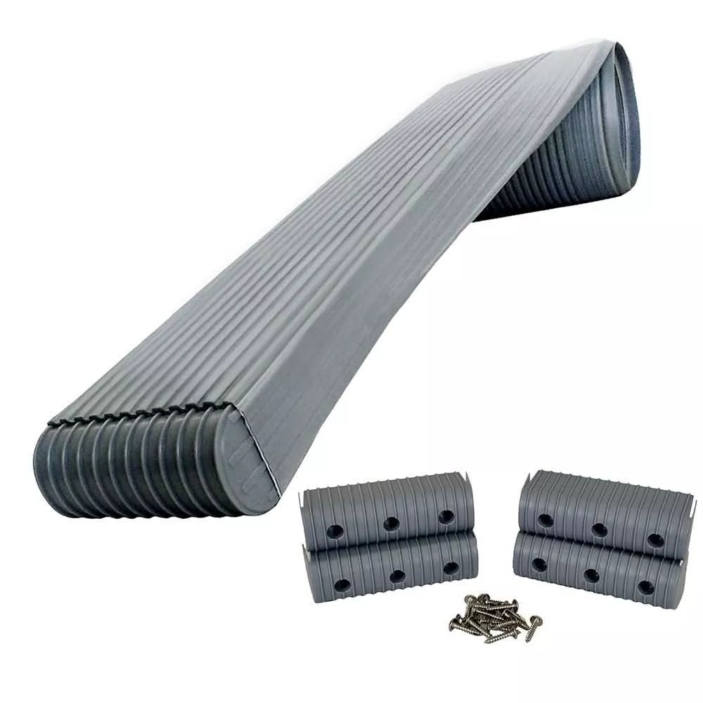Caliber BunkWrap Kit - Grey 16 ft x 2 in x 6 in Roll with Hardware and