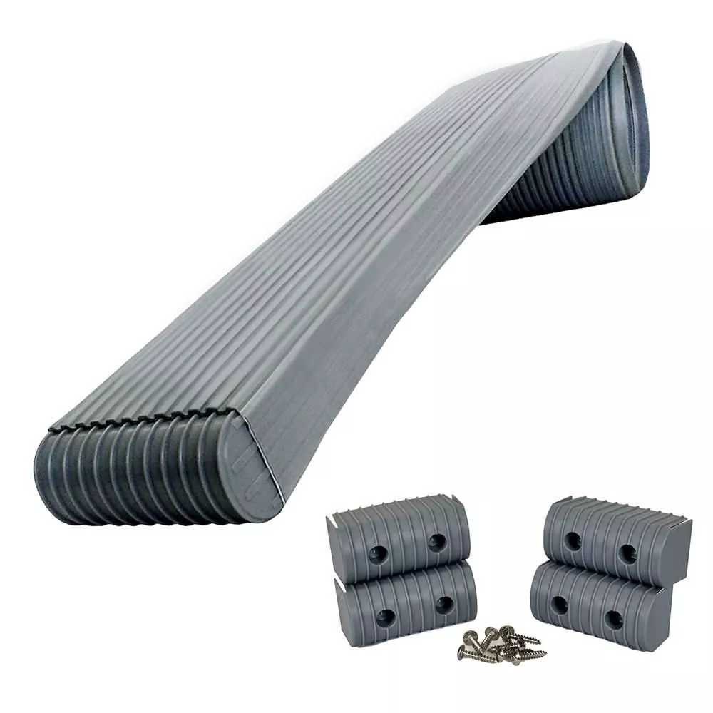 Caliber BunkWrap Kit - Grey 24' x 2" x 4" Roll with Stainless Steel Ha