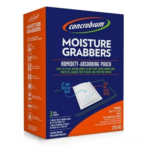 Concrobium Moisture Grabbers - 3 Pouches - 27.6 Oz.