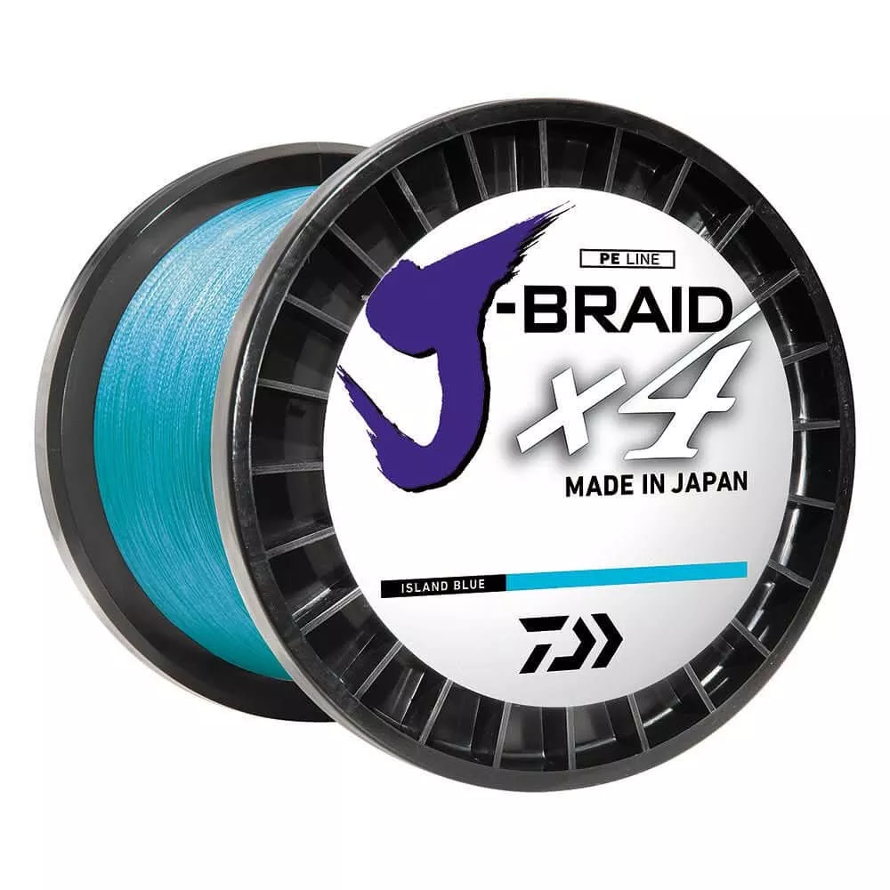 Daiwa J-BRAID x4 Braided Line - Island Blue - JB4U30-300IB