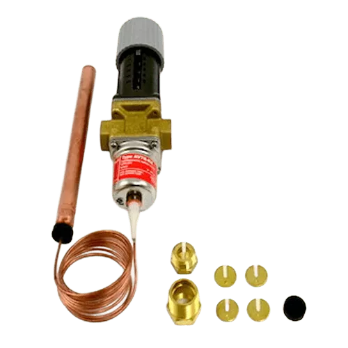 Danfoss 003N-6032RA 1/2" Open on Rise Temperature Regulator, 32–85°F