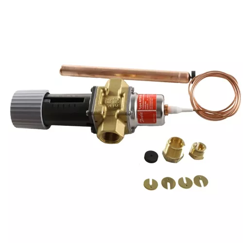Danfoss 003N-7252RA 3/4" Open/Rise Temperature Regulator, 77–149°F