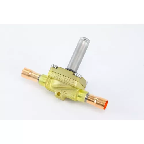 Danfoss 032L1217 1/2" x 1/2" ODF NC 2-Way EVR Refrigeration Solenoid Valve