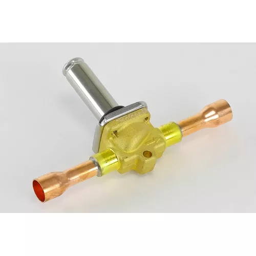Danfoss 032L7121 1/2" x 1/2" ODF NC 2-Way EVR Solenoid Valve
