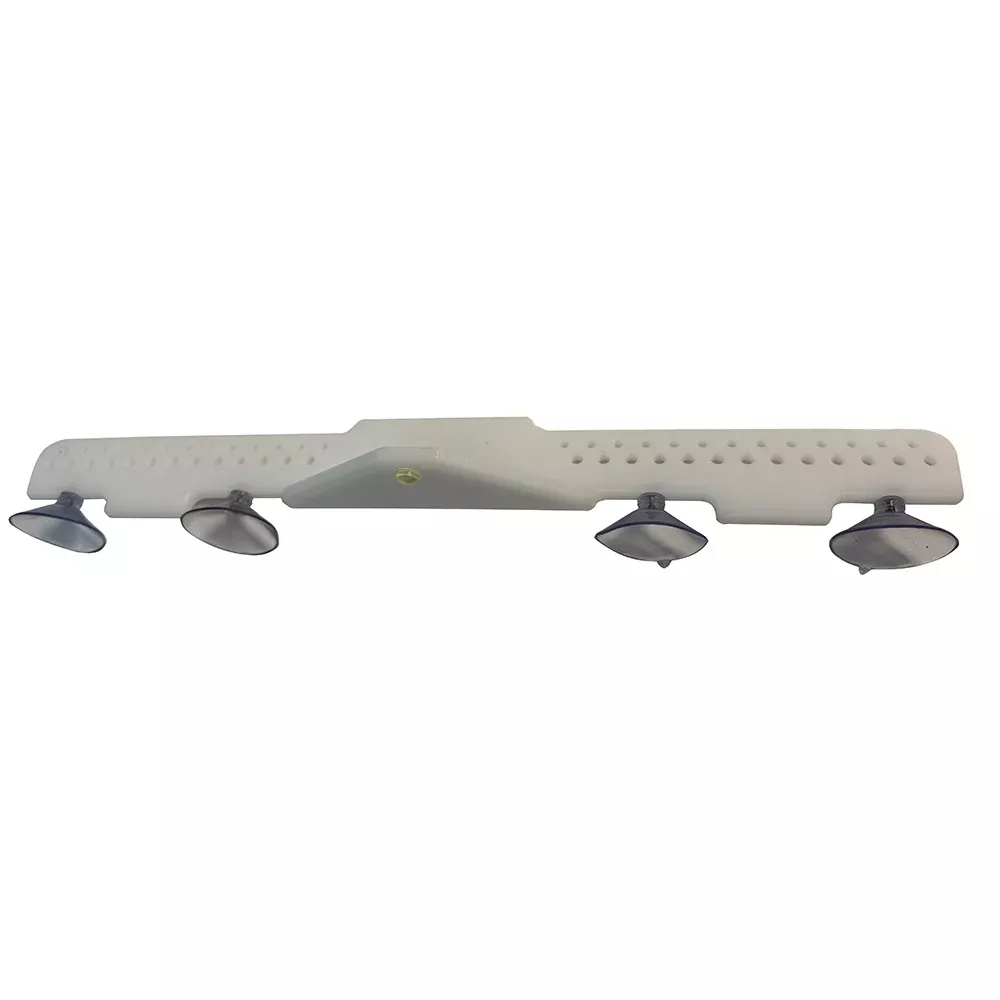 Deep Blue Marine 18" Acrylic Lure Rack - Suction Cup Mount - White [LR