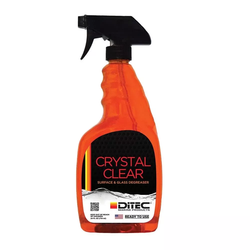 DiTEC Marine Products Crystal Clear Spray Bottle - 24oz Multi-Surface