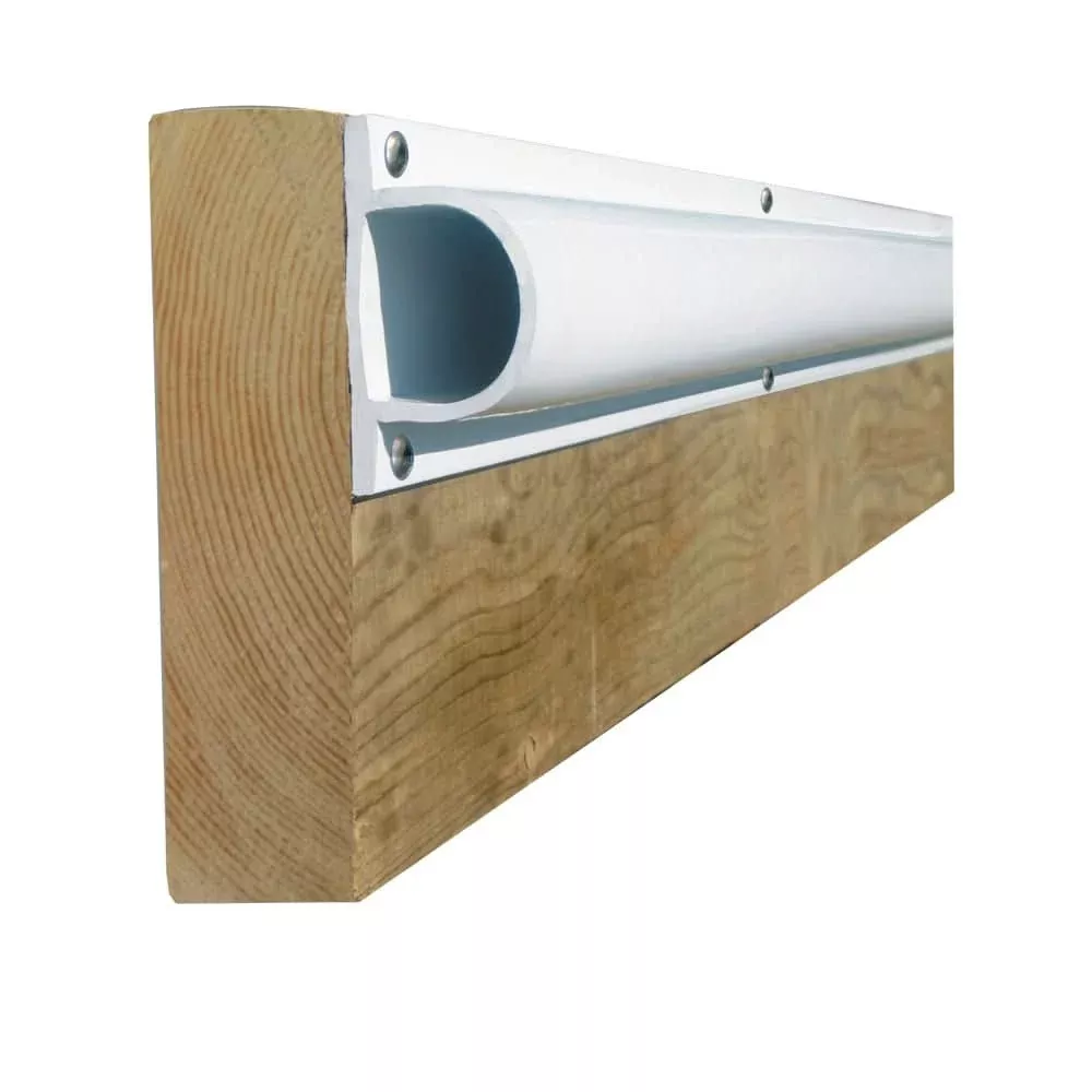 Dock Edge PRODOCK Heavy "D" Dock Profile - (3) 8' Sections - White - 1