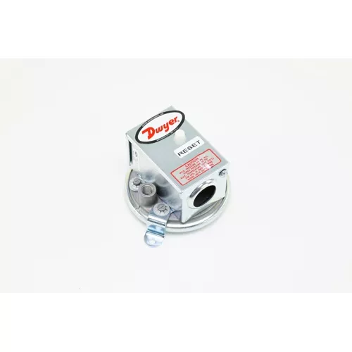 Dwyer 1900-1MR Low Differential Pressure Switch, 0.4–1.6" w.c., Manual Reset