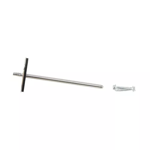 Dwyer A-489 Static Pressure Tip, 4" Straight with Mounting Flange
