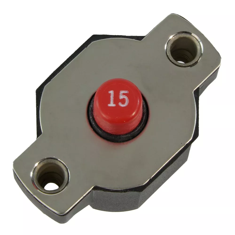 Egis 15A Push Button Circuit Breaker - Reset Only [4712-15]