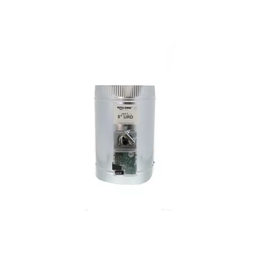 EWC Controls URD-8 8" Round Zone Damper, 24Vac, 18 in/lb, Power Open/Closed