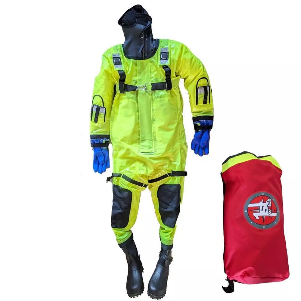 First Watch RS-1008 Ice Rescue Suit Hi-Vis Yellow - RS-1008-HV-U