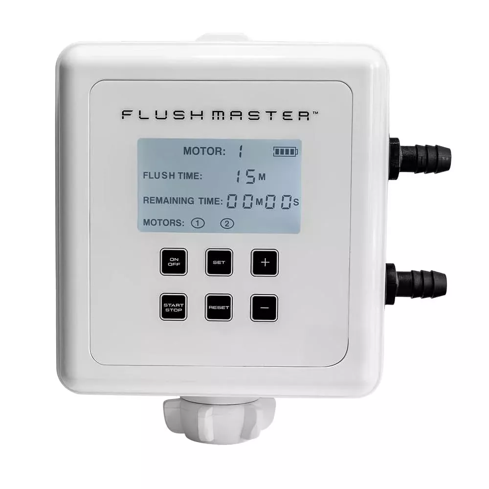 Flushmaster Outboard Flushing System with Dual Outlets and 14 ft Hose
