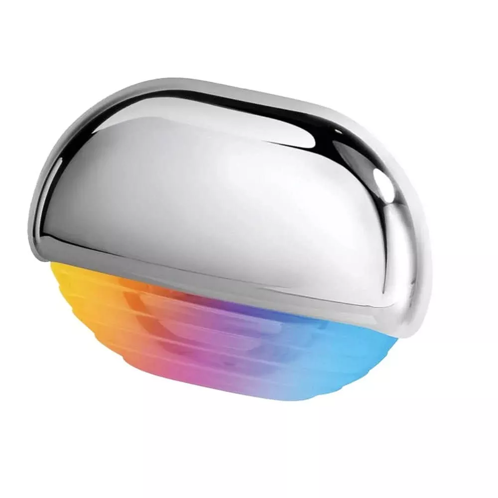 Hella Marine Apelo RGB Step Lamp with Chrome Cap * Recessed Marine Lig