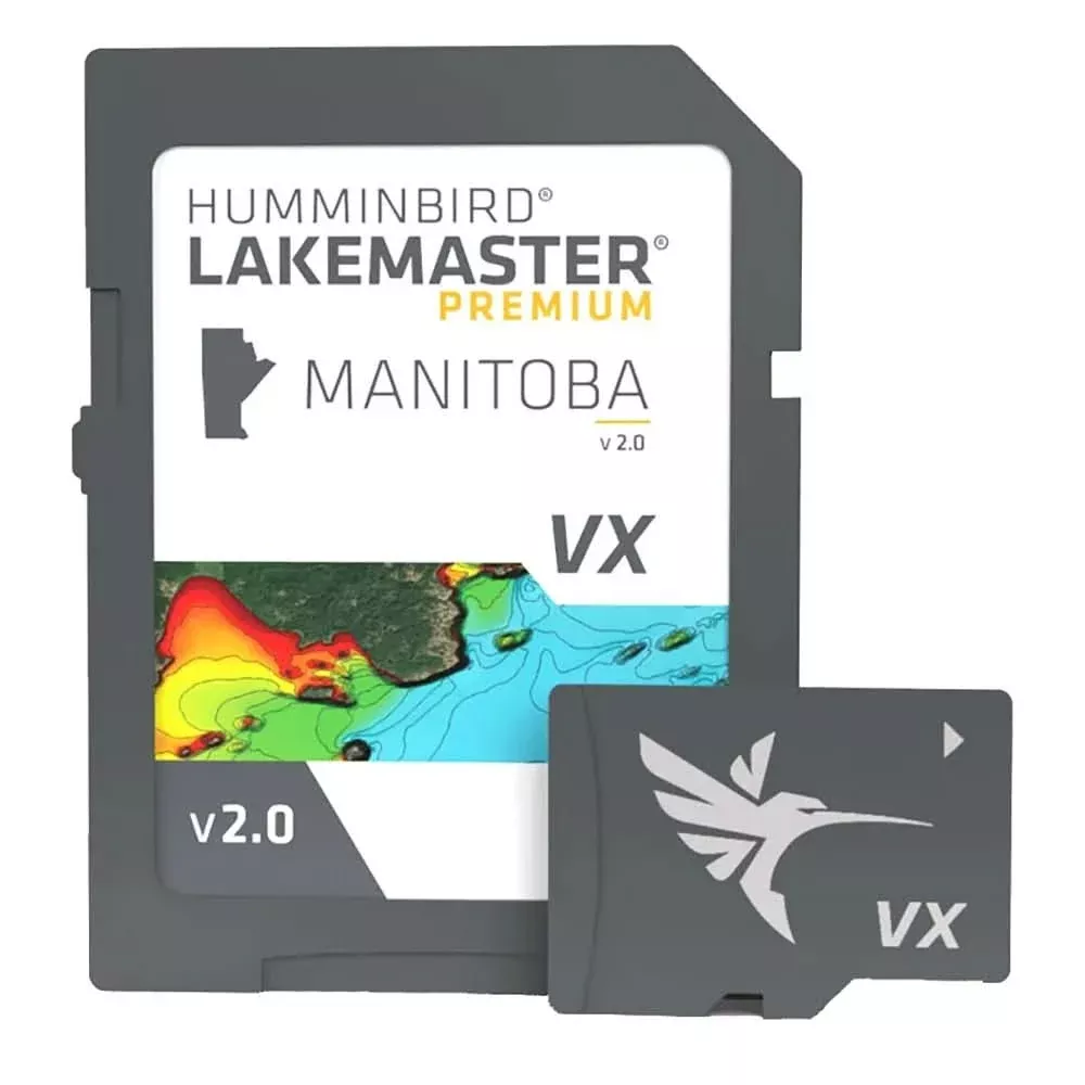 Humminbird LakeMaster VX Premium Manitoba V2.0 - Advanced Mapping for