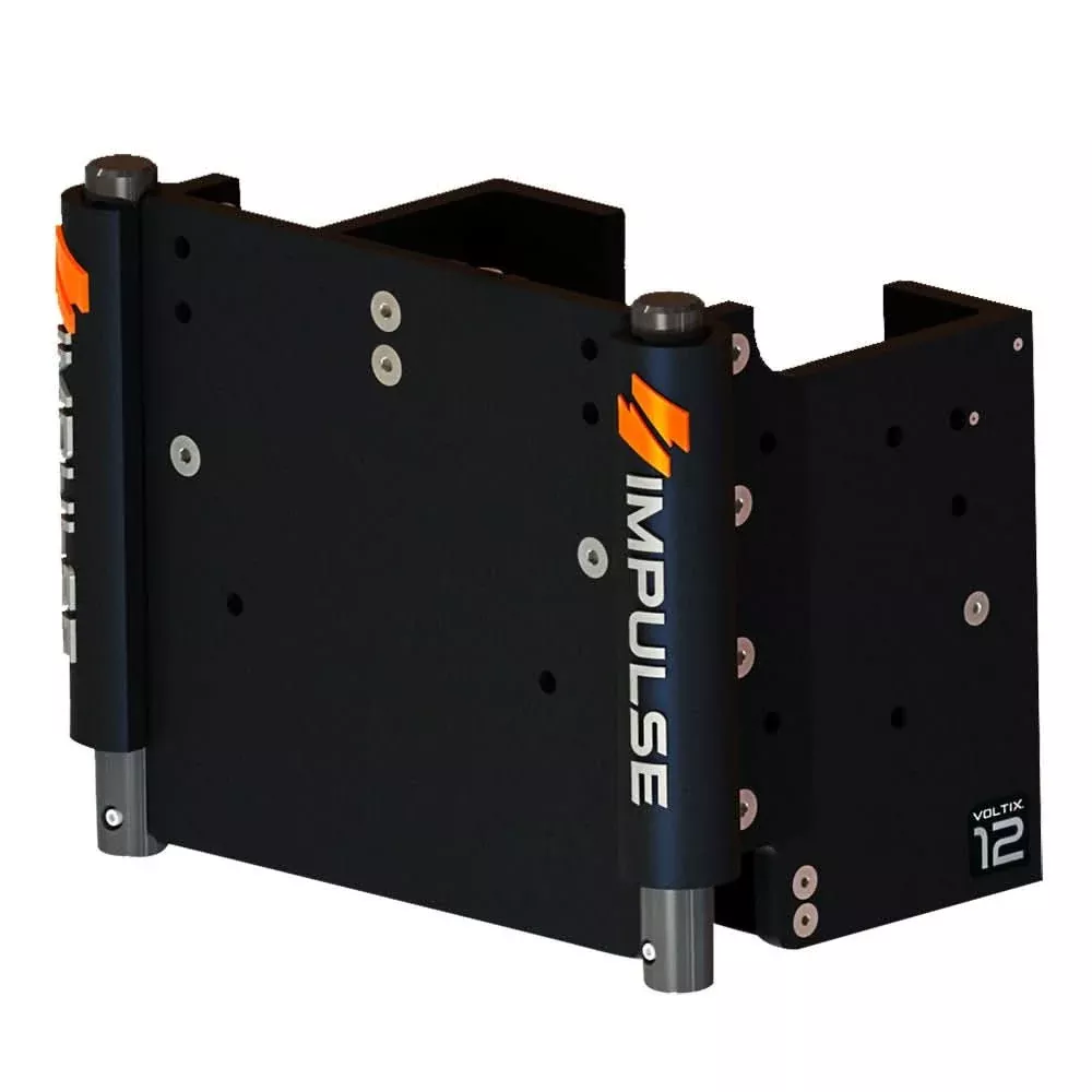 IMPULSE XL 12" Set Back Electric Jack Plate w/Standard Control - Black