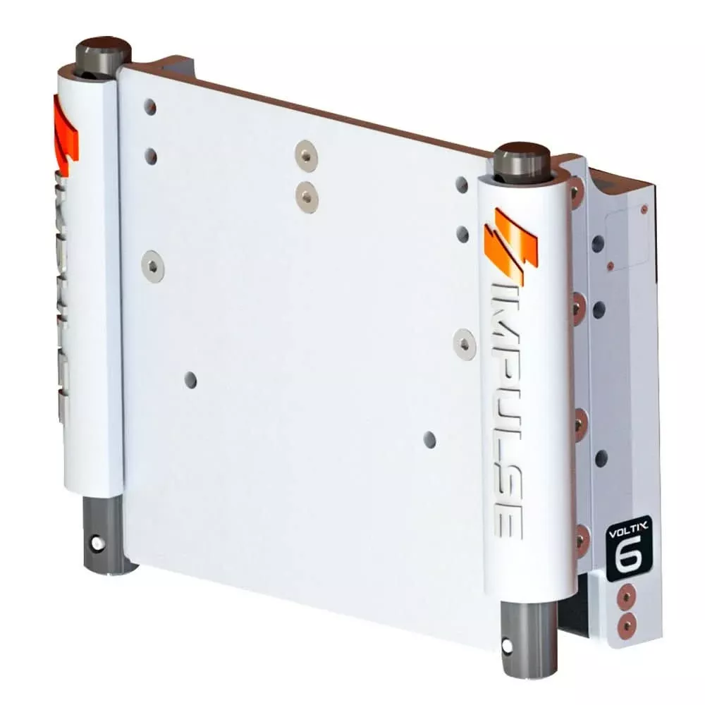 IMPULSE XL 6" Set Back Electric Jack Plate - White Cerakote - 75053-W