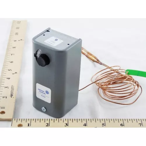 Johnson Controls A19AAF-2 Utility Thermostat, 120/208/240V, 30-110°F, SPDT