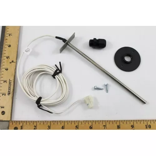 Johnson Controls TE-6311A-1 Duct Temperature Sensor, 8" Length, 1K Ohm, Nickel